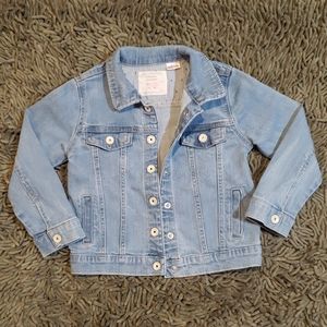 ZARA BabyGirl Basic Denim Jean Jacket